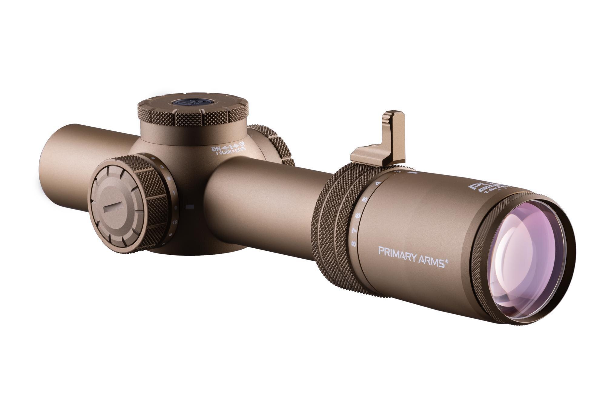 Primary Arms Primary Arms Compact PLxC 1-8X24 FFP RDB Rifle Scope - ACSS Griffin MIL G2 Reticle - FDE - view 2